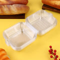 Clear Clamshell Plastic Cake Boxes Bento Packaging 10/50Pcs