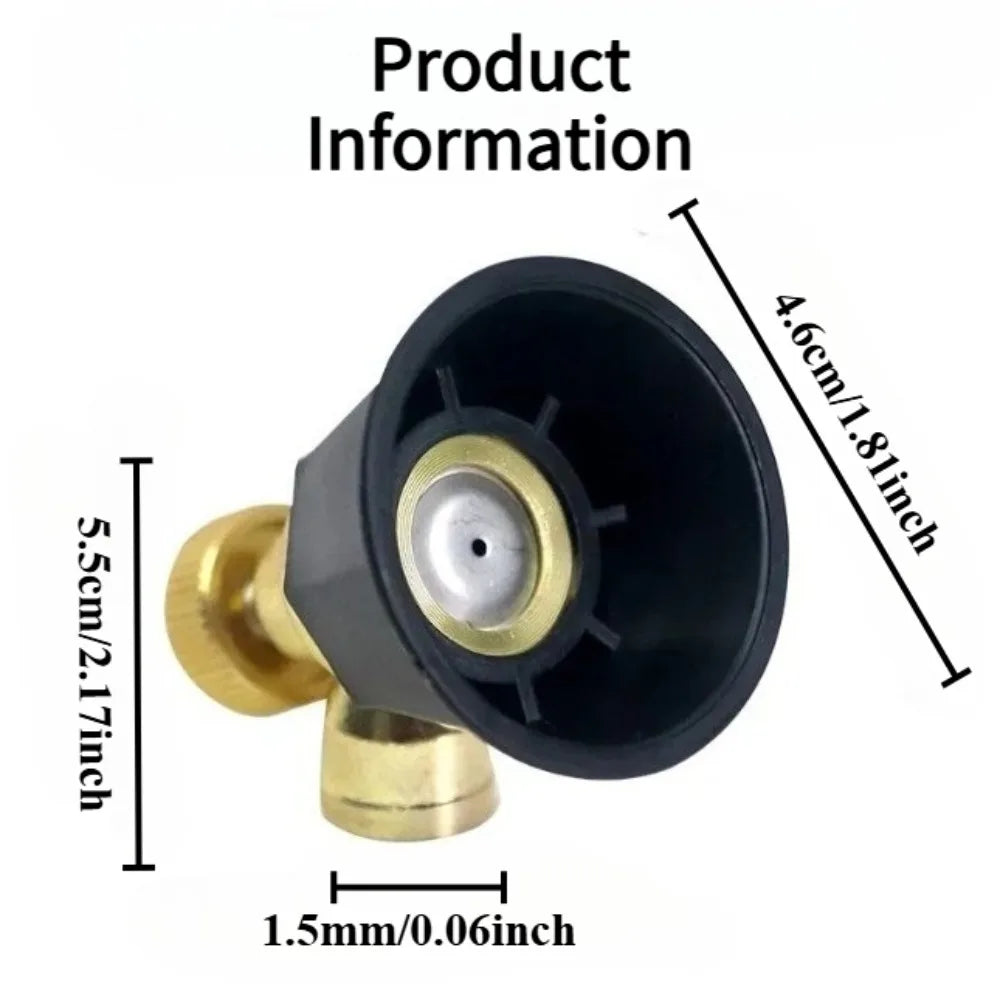 Adjustable Brass Atomization Nozzle – Garden Sprinkler Head