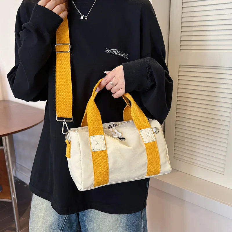 Nixie Korean Lightweight Crossbody Shoulder Bag – Nylon Satchel Crossbody Shoulder Bag Nixie