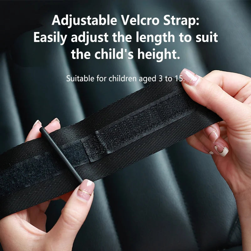 Child Car Seat Belt Adjuster – Safe, Comfy Neck Guard Seat Belt Adjuster Nixie