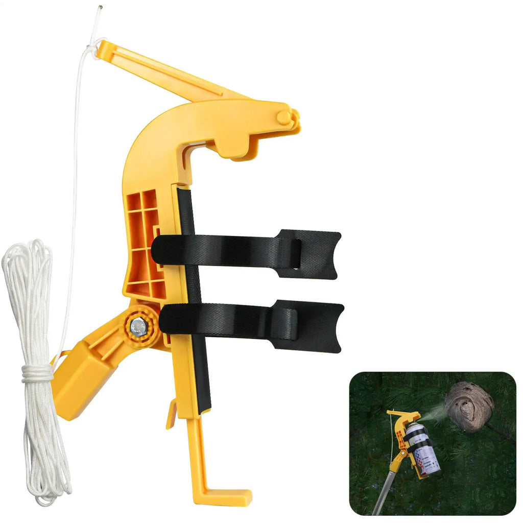 Adjustable Spray Can Extender Wand with Angle Bracket
