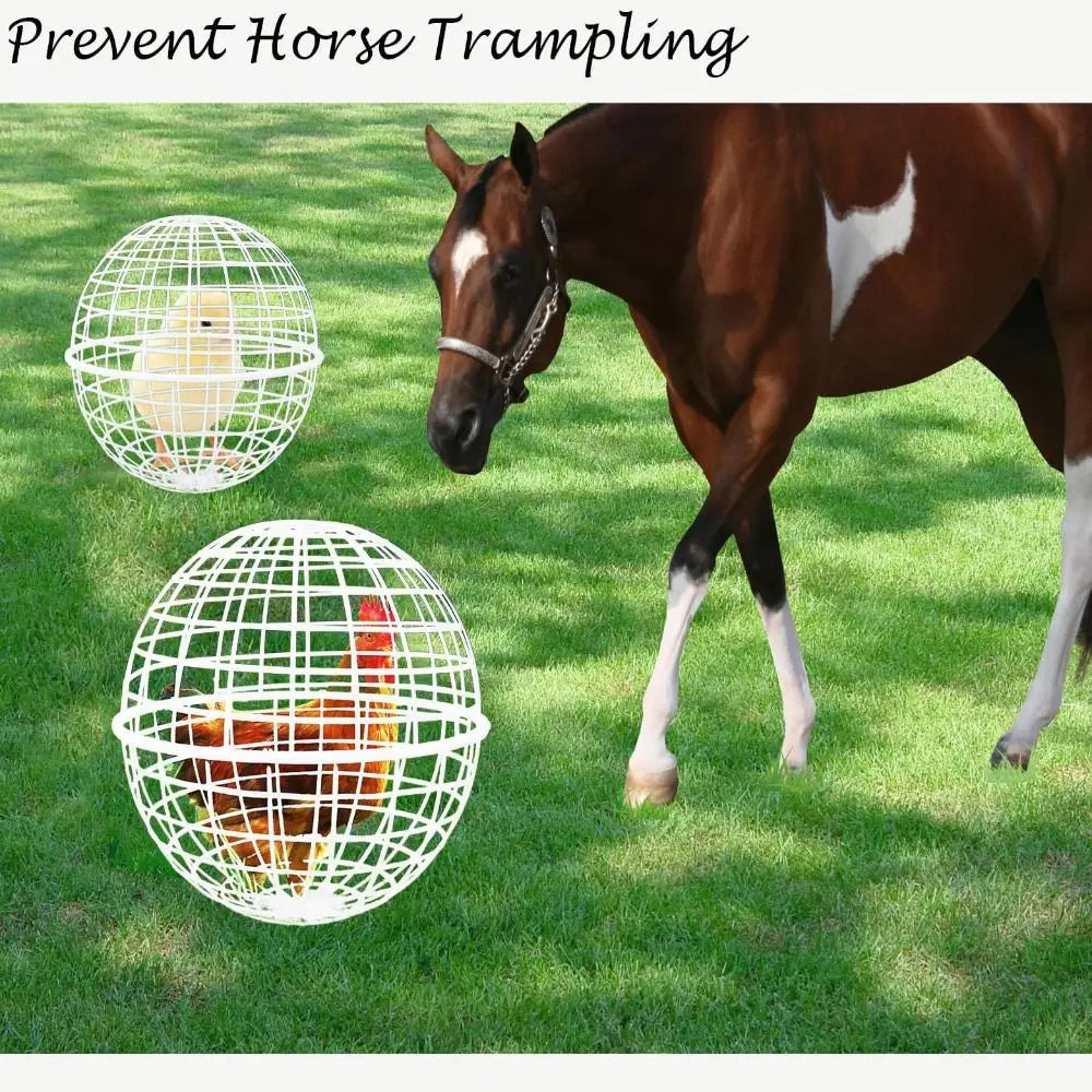 Portable Ventilated Chicken Ball Cage | Backyard & Farm Chicken Ball Cage Nixie