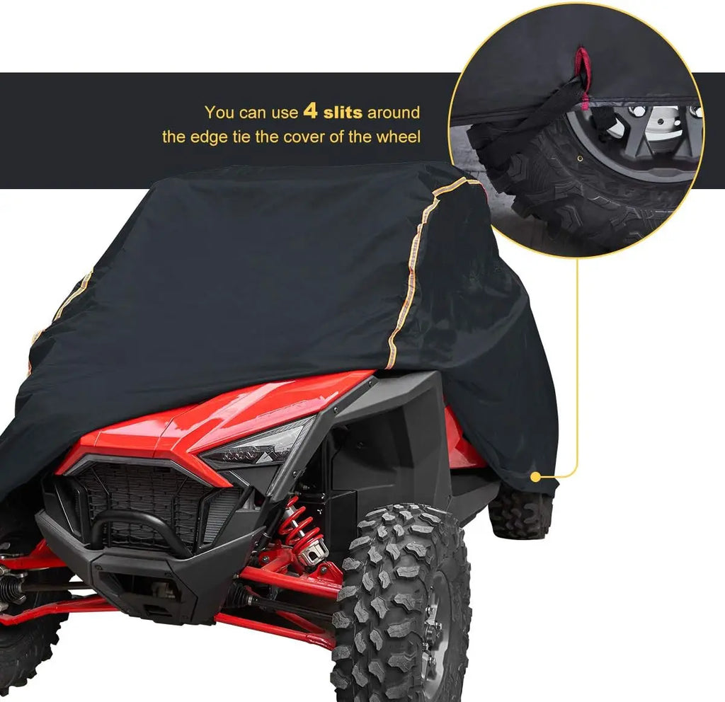 KEMIMOTO Heavy Duty UTV Cover for Polaris RZR & Can-Am UTV Cover Nixie