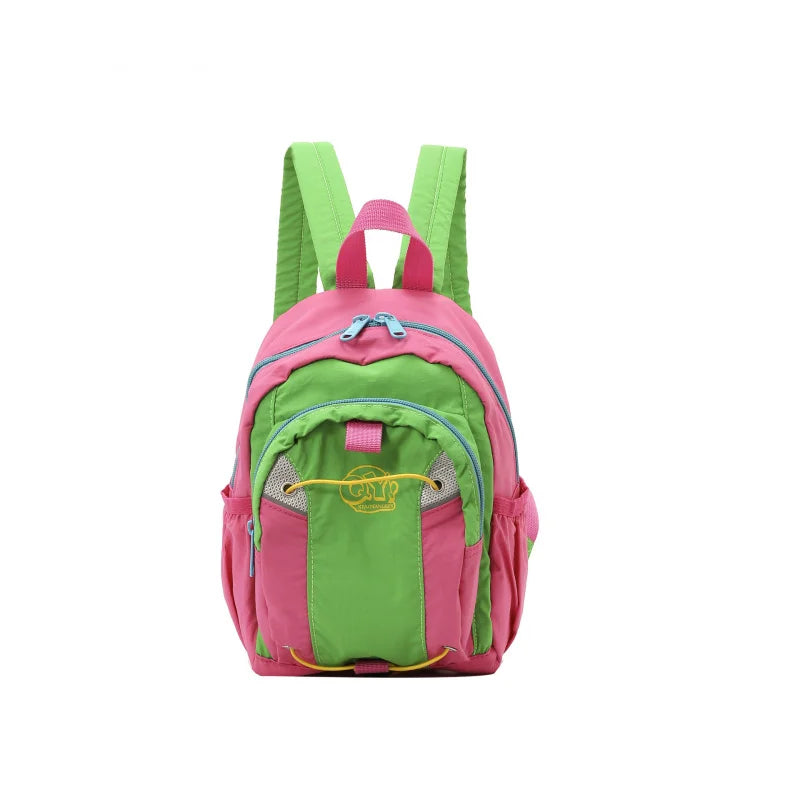 Women's Color-Block Small Backpack – Lightweight Student Bag Color-Block Backpack Nixie