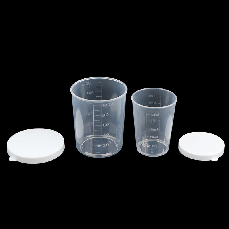 Automotive Paint Measuring Cup with Lid – 385ML to 2300ML Paint Measuring Cup Nixie