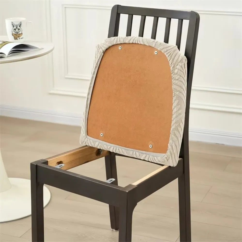 Jacquard Dining Chair Seat Cover – Nordic Slipcover Chair Seat Cover Nixie