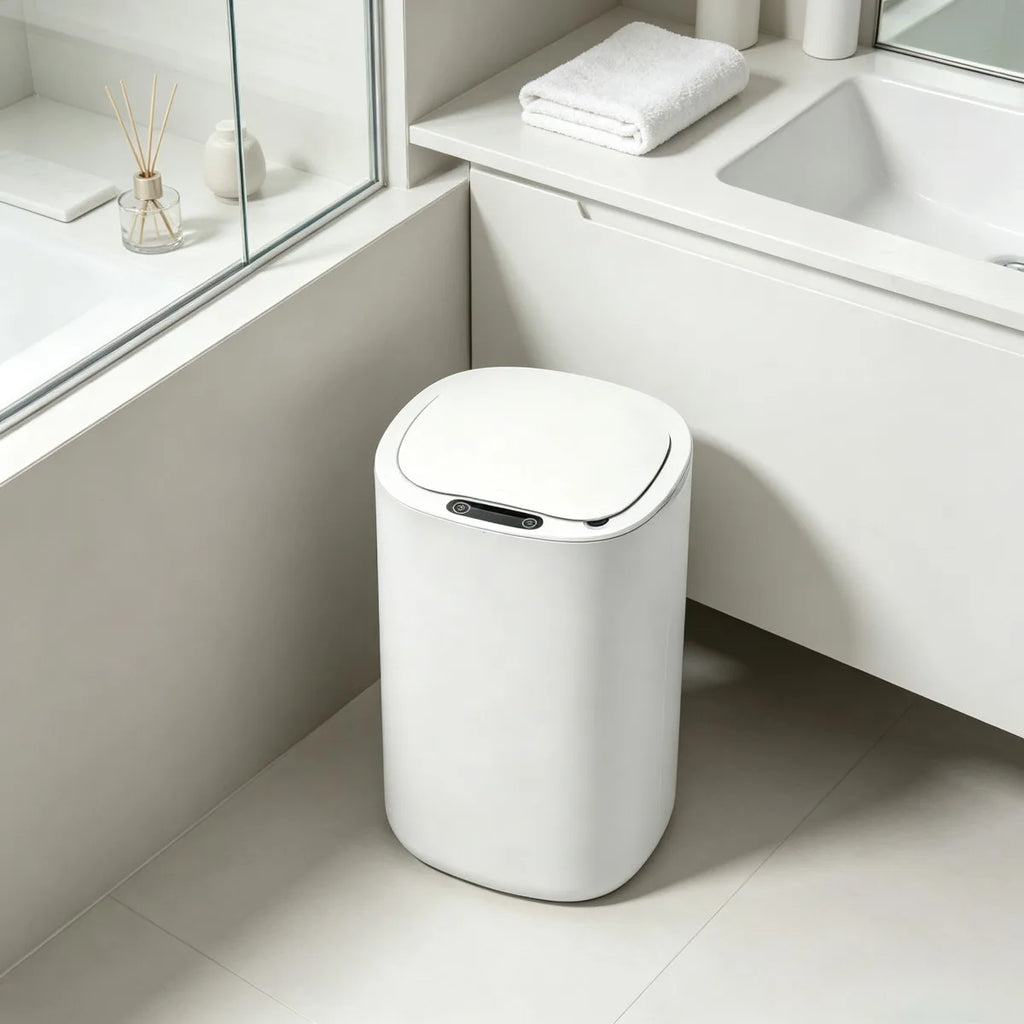 12L Touchless Smart Sensor Trash Can – Auto Open, Waterproof
