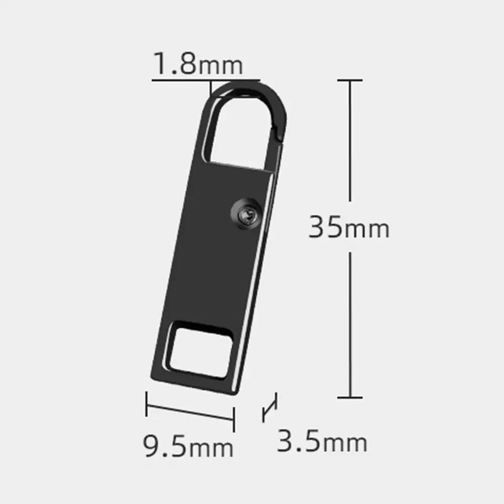 Metal Zipper Slider Replacement Heads – 5pc Repair Kit Zipper Repair Kit Nixie