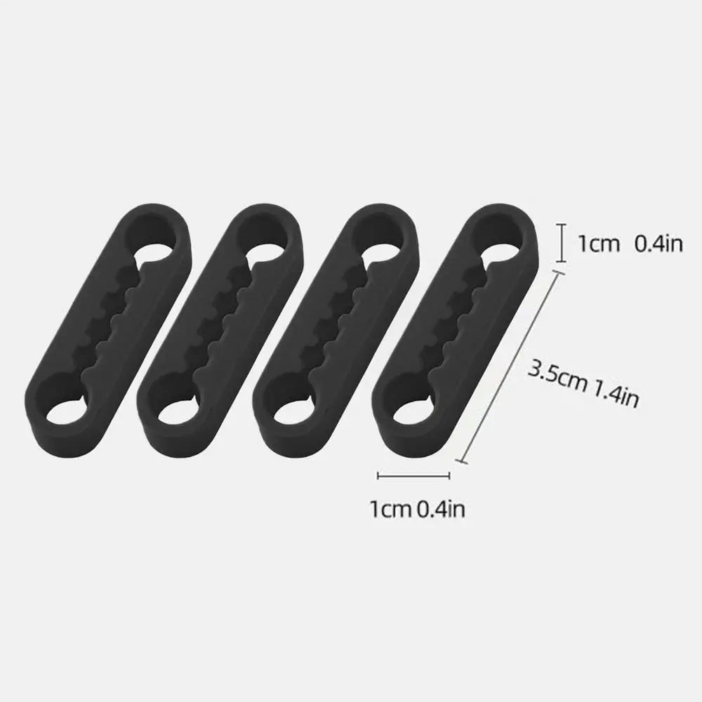4-Pack Silicone Car Door Damper Cushion Pads – Easy Install Car Door Damper Nixie Black