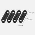 4-Pack Silicone Car Door Damper Cushion Pads – Easy Install Car Door Damper Nixie Black