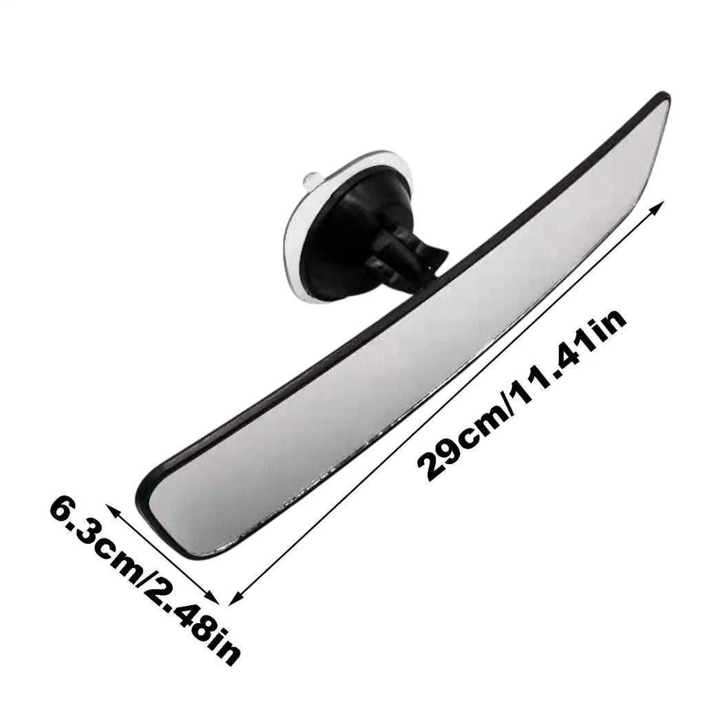 Wide-Angle Suction Cup Interior Rear View Mirror – Cars & Trucks Interior Car Mirror Nixie
