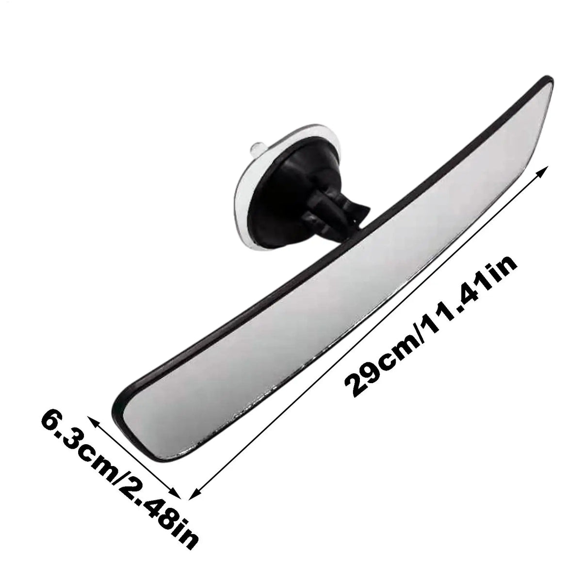 Suction Cup Convex Rearview Mirror Wide-Angle for Cars & Trucks Convex Rearview Mirror Nixie
