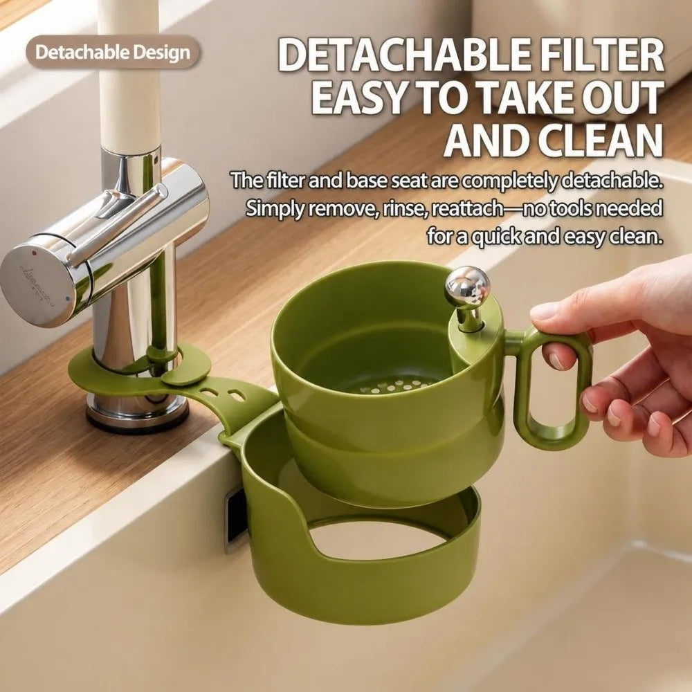 Hanging Sink Strainer Basket – Removable Filter & Fast Drainage