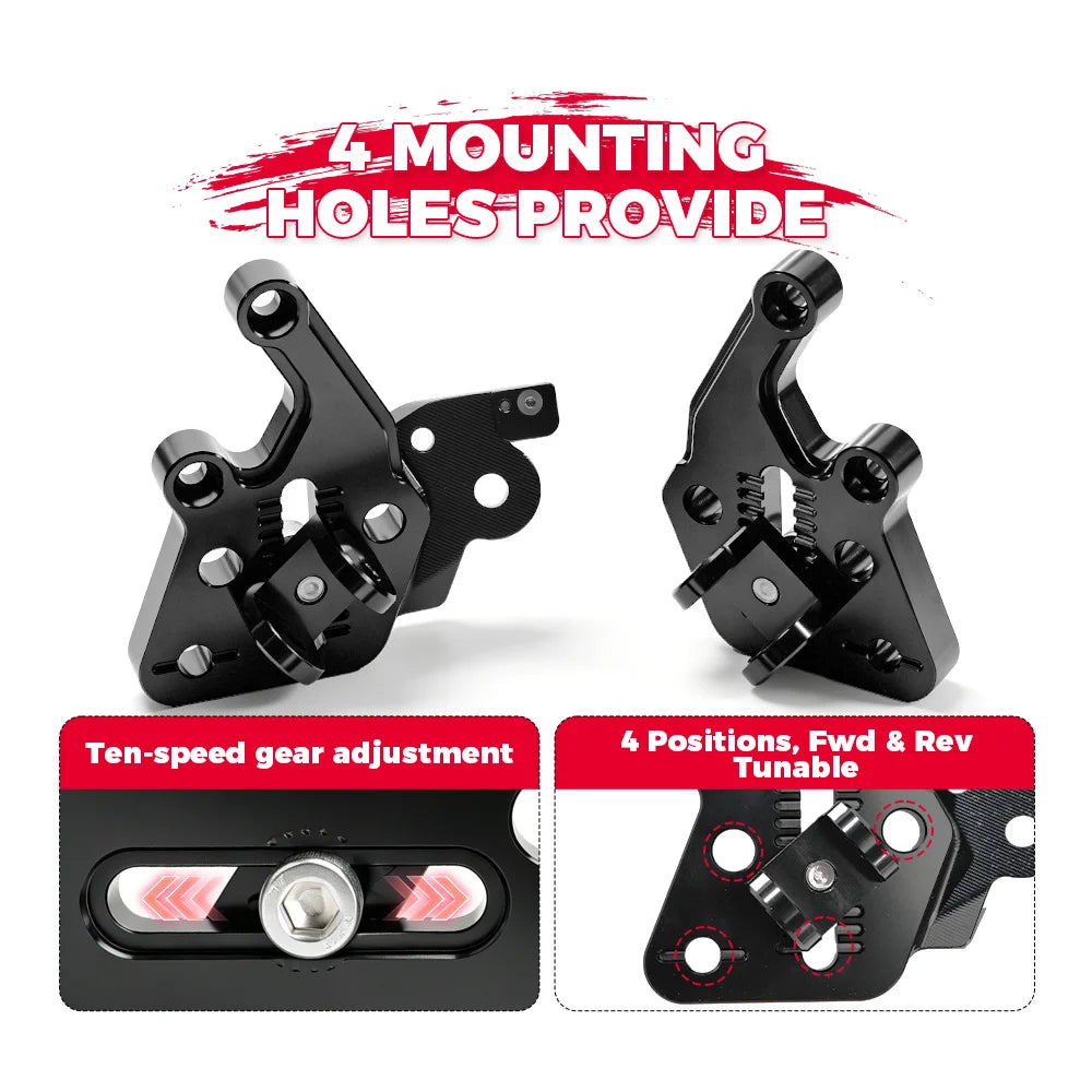 CNC Aluminum Footpeg Brake Bracket for Surron Light Bee & Segway Motorcycle Foot Peg Bracket Nixie