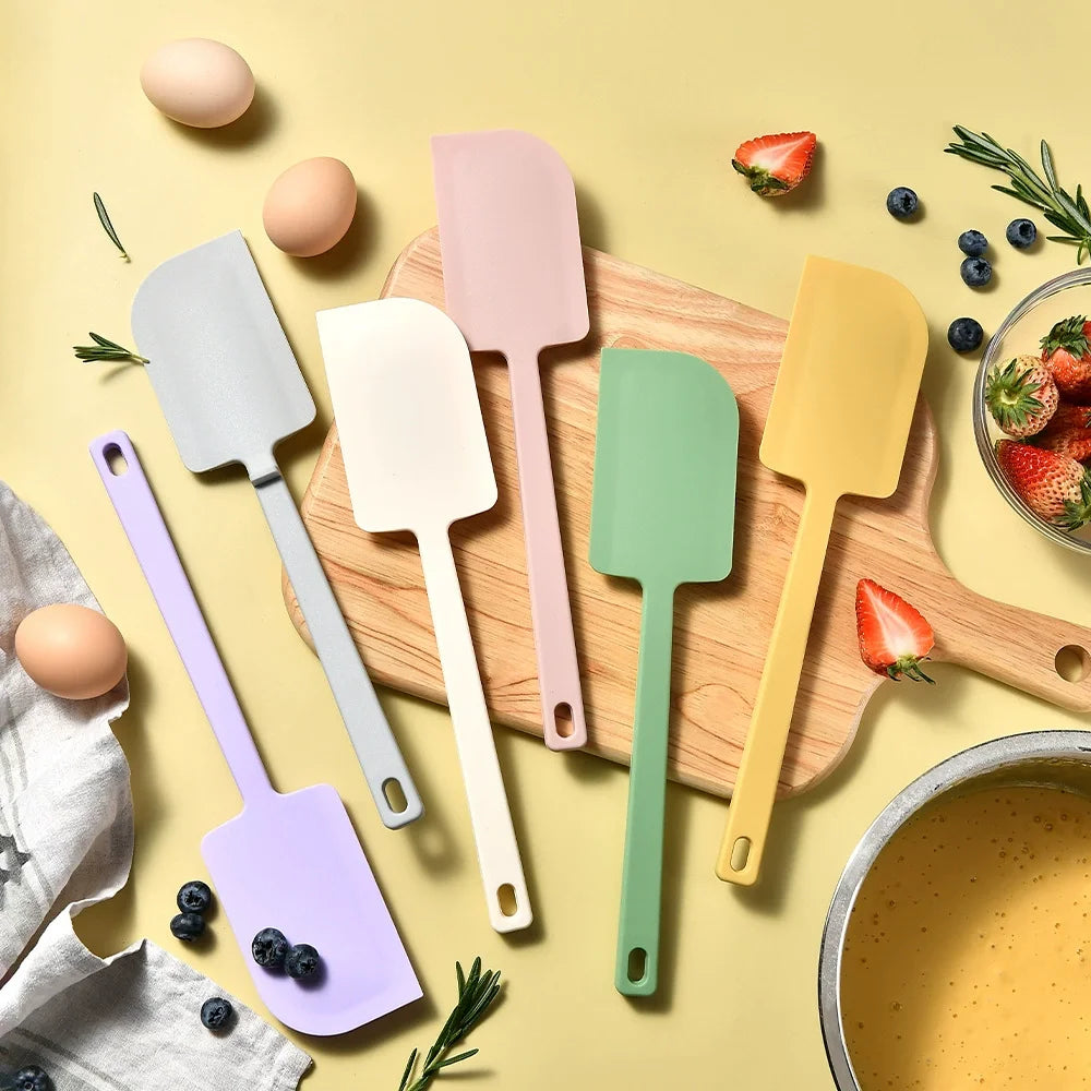 Non-Stick Silicone Spatula & Scraper | Heat-Resistant Kitchen Tool Silicone Spatula Nixie