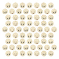 66Pcs Smiley Face Wooden Beads for DIY Jewelry & Crafts DIY Craft Beads Nixie 66 Pieces