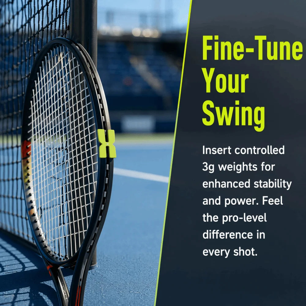 6PCS Silicone Tennis Racket Weight Balance Strips – H Shape Racket Weight Strips Nixie