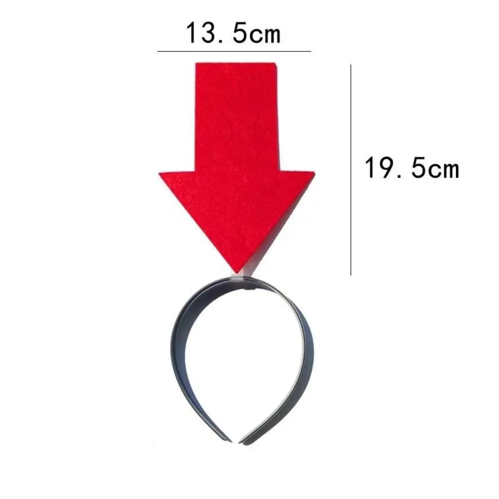 LED Arrow Light Headband – Glowing Funny Party Hair Hoop LED Party Headband Nixie
