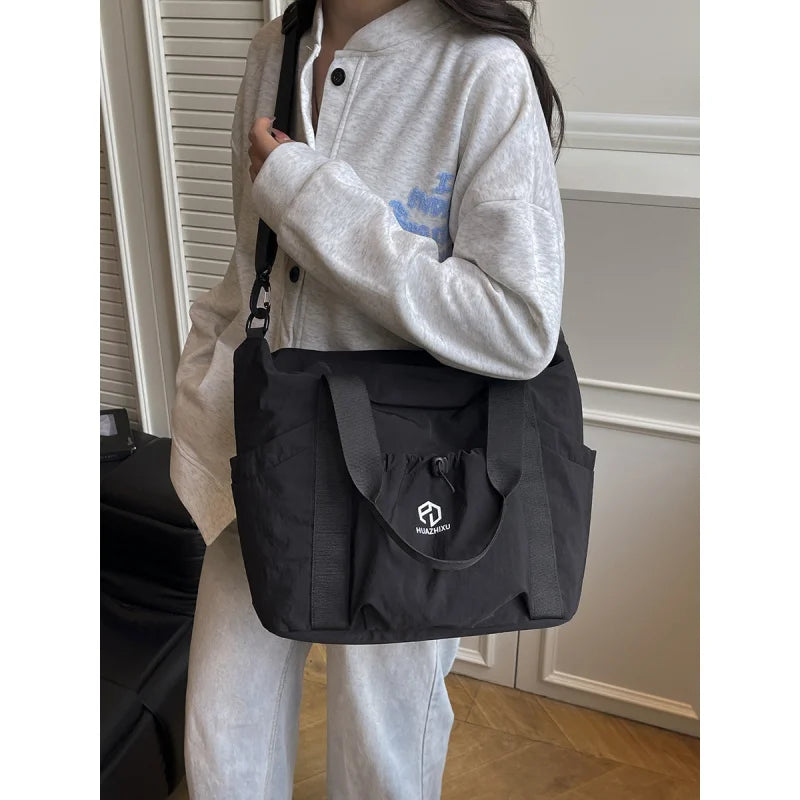 Nixie Nylon Crossbody Gym Bag – Travel & Sport Tote for Women Crossbody Tote Bag Nixie