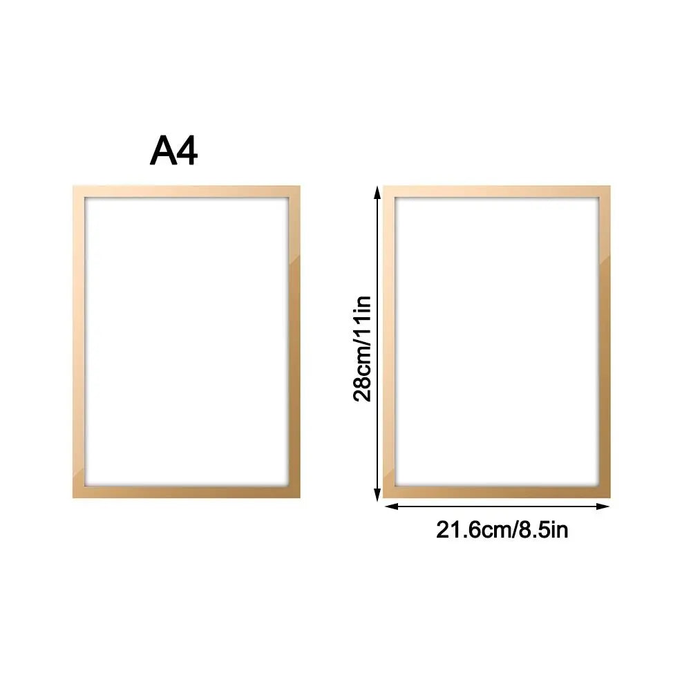 Self-Adhesive Magnetic Photo Frame A4 8.5x11" Wall Display