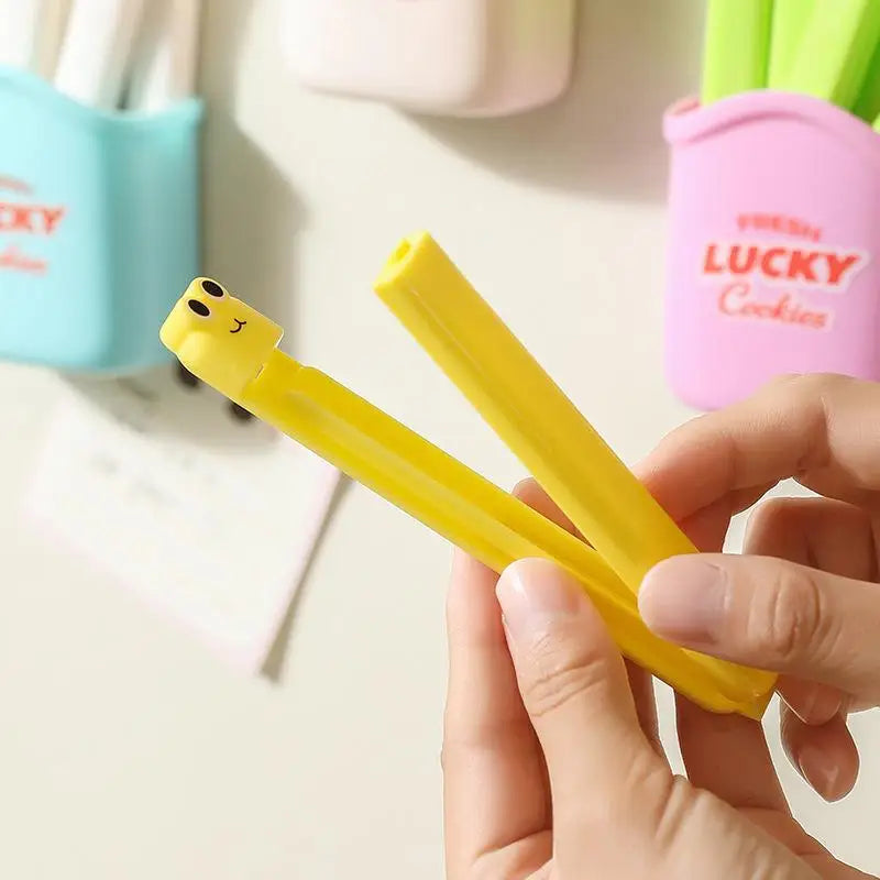 Airtight Food Sealing Clips Set with Holder – Cute Frog Design Food Sealing Clips Nixie