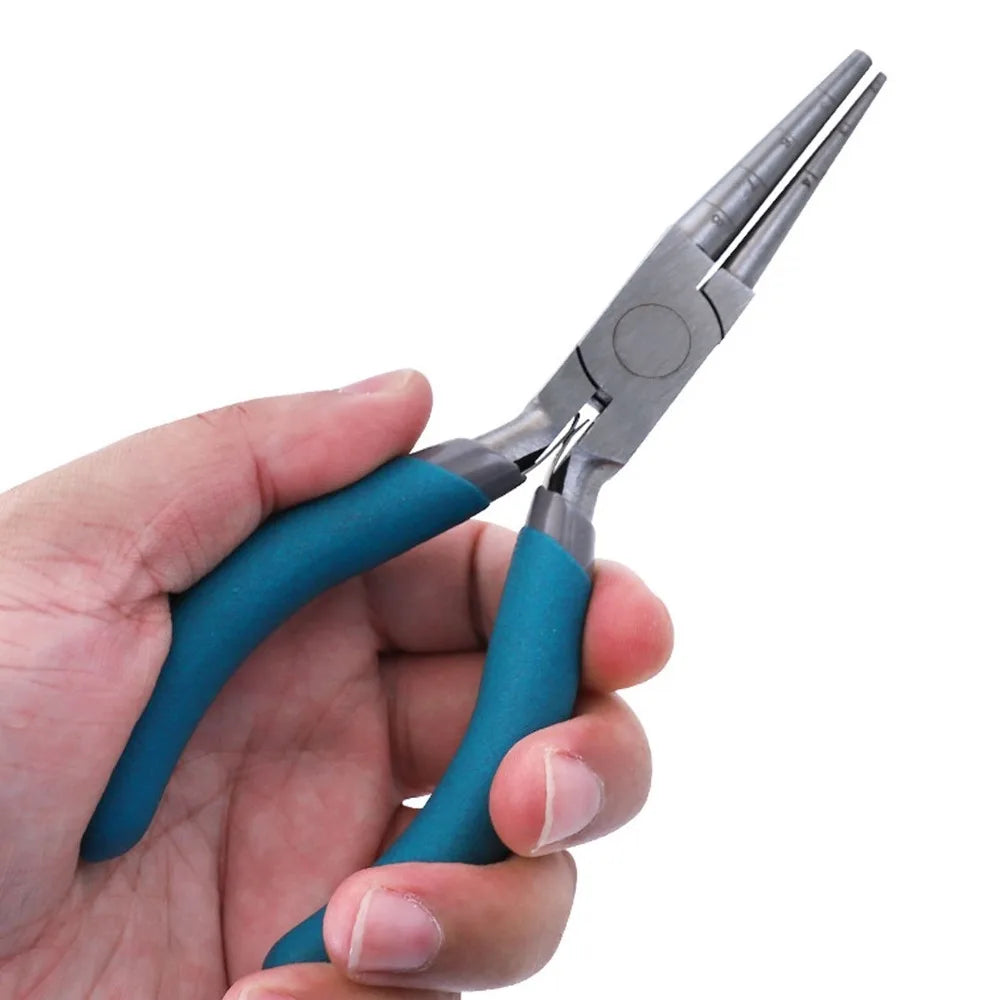 6-Inch Double Square Nose Wire Looping Pliers 2-8mm Scale Wire Looping Pliers Nixie