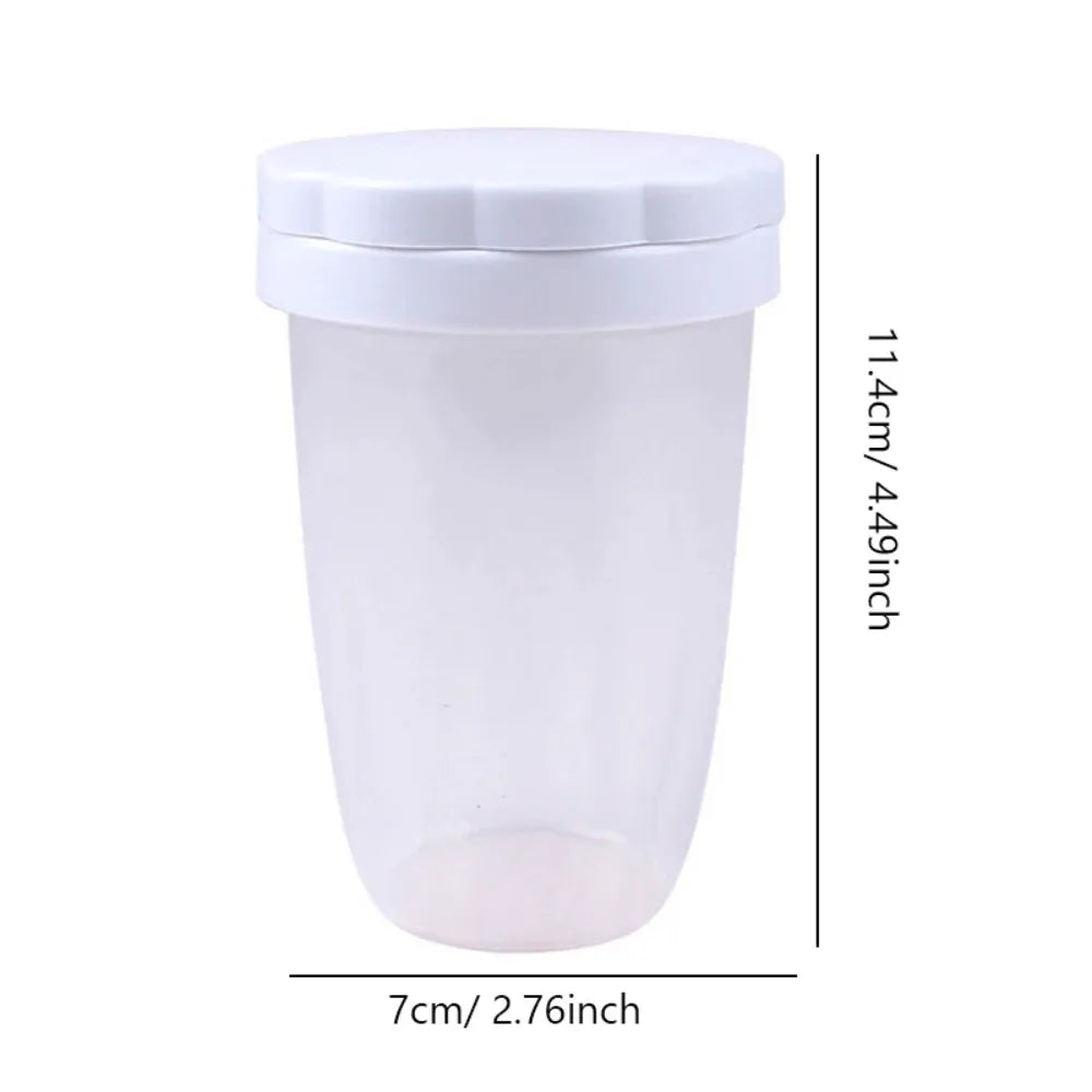 Plastic Flour & Sugar Shaker with Mesh Lid – Baking Sifter Baking Sifter Shaker Nixie