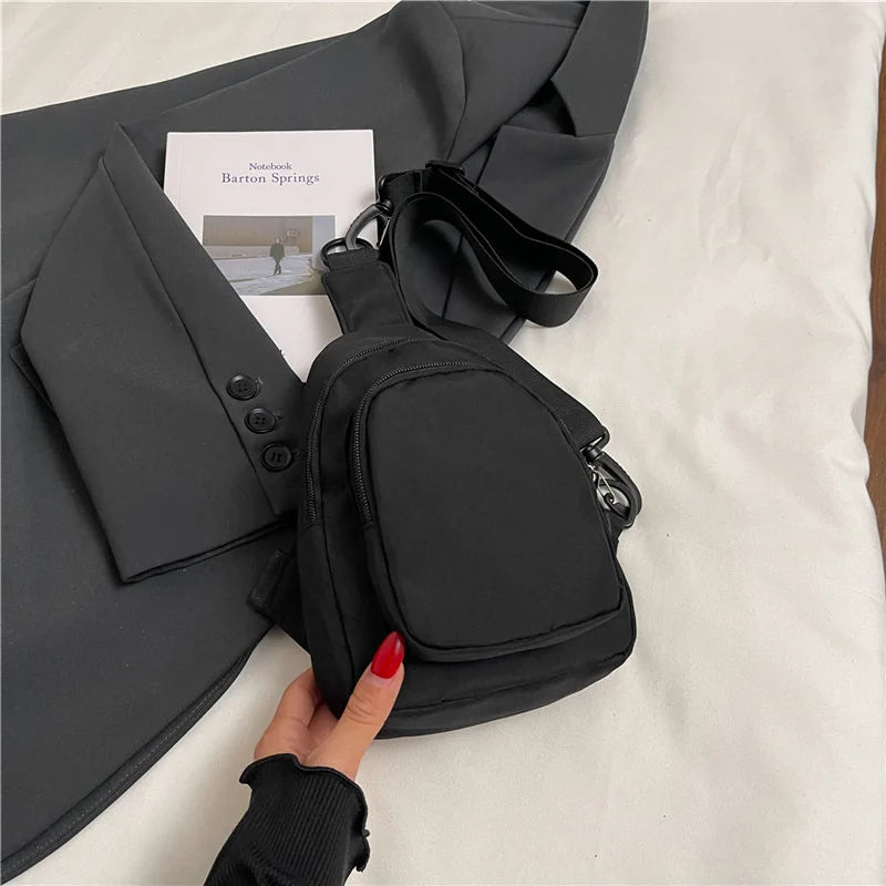 Nylon Chest Sling Crossbody Waist Bag for Travel & Hiking Sling Crossbody Bag Nixie