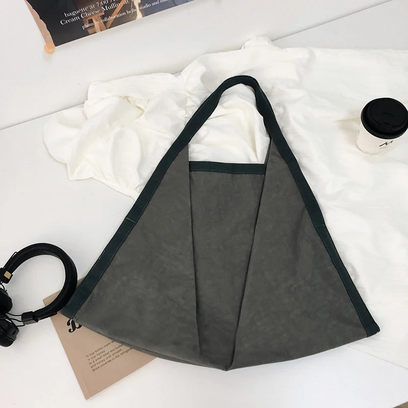 Nixie Large Canvas Tote Bag – Retro Shoulder & Gym Bag Canvas Shoulder Tote Nixie