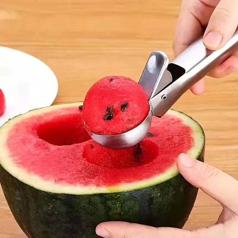 Stainless Steel Ice Cream & Fruit Ball Scoop – Dual-Purpose Ice Cream Scoop Nixie