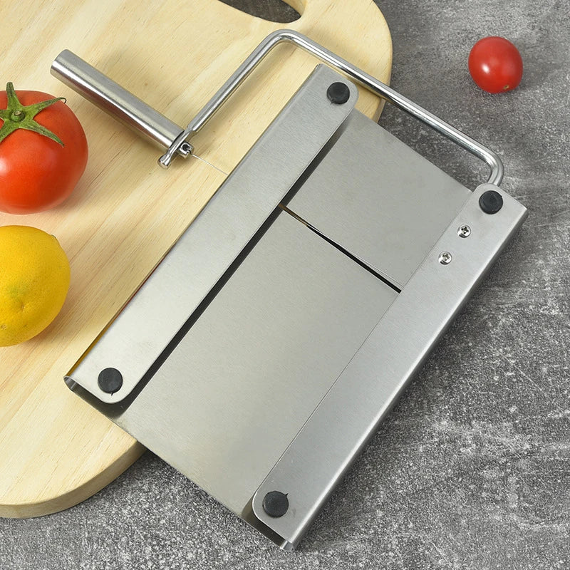 Adjustable Heavy-Duty Cheese Slicer – Stainless Steel Wire Cutter Cheese Slicer Nixie