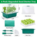 Seed Starter Tray Mini Greenhouse Kit with Humidity Dome Seed Starter Kit Nixie A