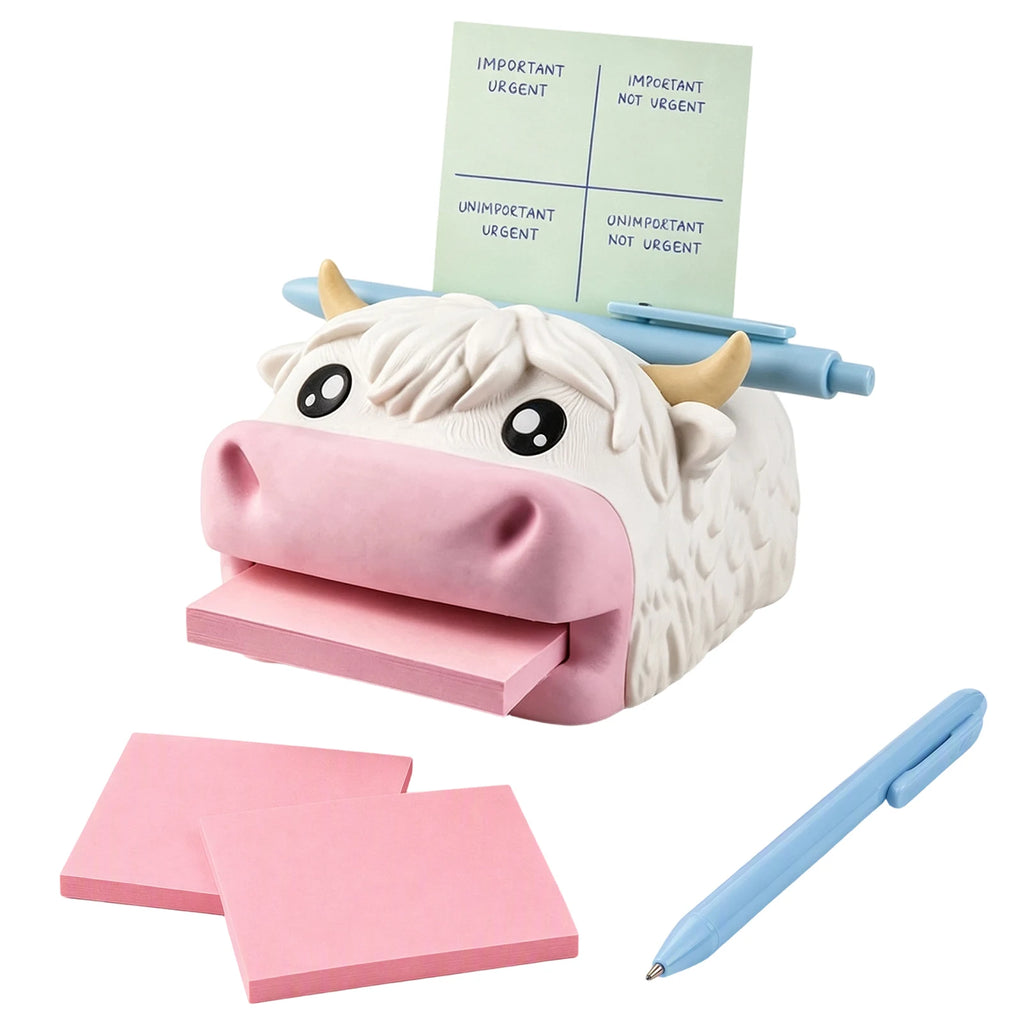 Cute Frog Sticky Note Holder Desk Organizer with Pen Slot Sticky Note Holder Nixie