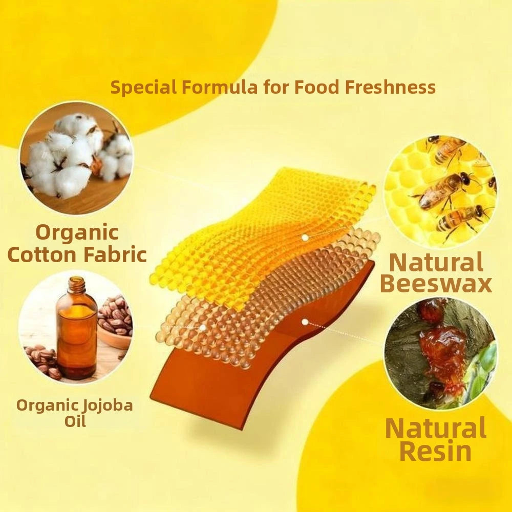 Reusable Beeswax Bread Bag 43x33cm – Cotton Sourdough Storage Bread Storage Bag Nixie