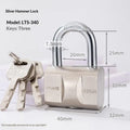 Heavy Duty Hardened Iron Padlock – Waterproof Anti-Theft Key Lock Security Padlock Nixie 40mm