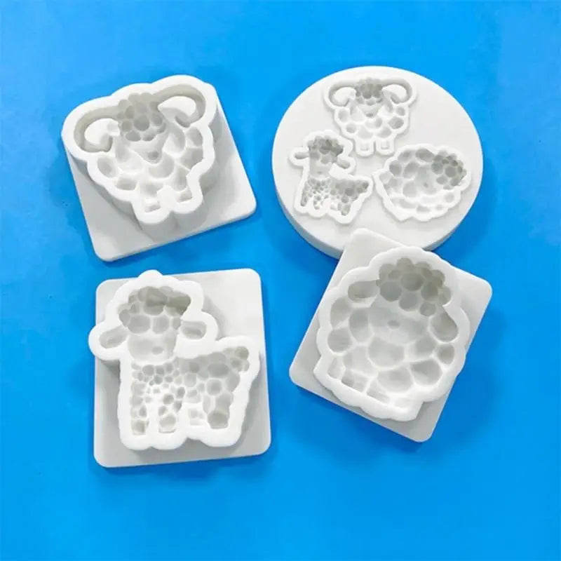 Sheep Silicone Candle Mold – DIY Resin, Soap & Plaster Craft