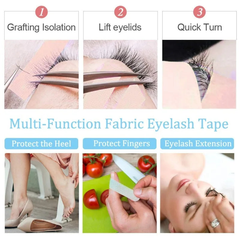 4 Rolls Microporous Eyelash Extension Tape – Pink Adhesive Eyelash Extension Tape Nixie