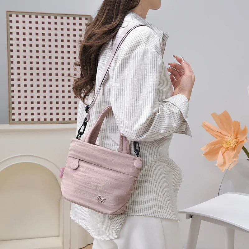 Women's Waterproof Nylon Mini Tote Shoulder Bag | Nixie Nylon Shoulder Bag Nixie
