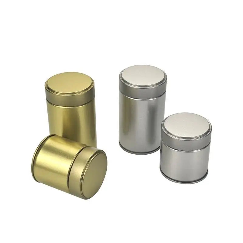 Mini Airtight Matcha Powder Tin Can | Portable Tinplate Jar Food Storage Tin Nixie