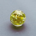 10pcs Luminous Lampwork Glass Beads 10mm Round – DIY Jewelry Craft Glass Beads Nixie Yellow 10mm