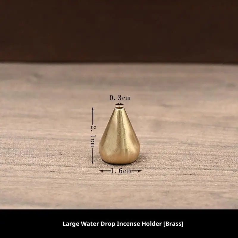 Solid Brass Incense Holder Set – Stick, Coil & Vase Zen Decor