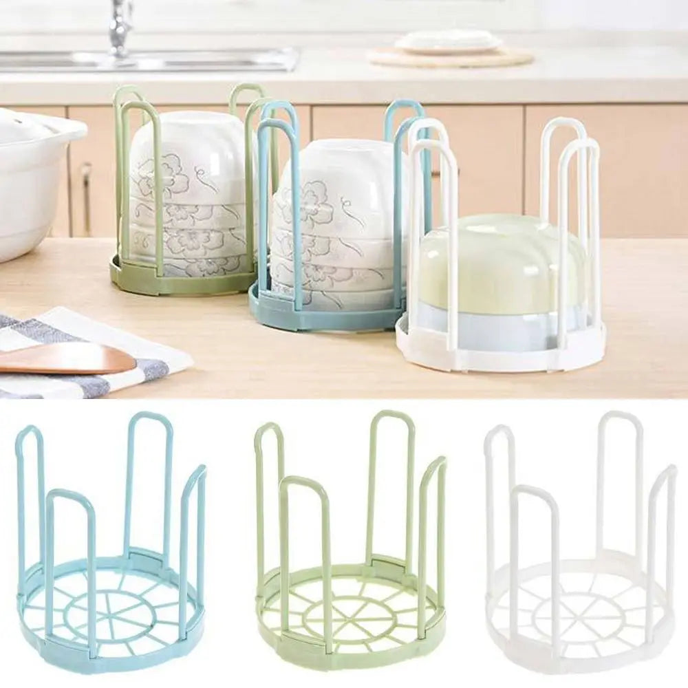 Plastic Bowl & Plate Holder Detachable Drain Rack Organizer Dish Drain Rack Nixie