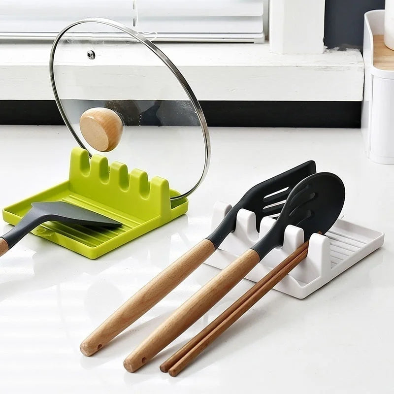 Kitchen Spoon Rest Holder – Spatula & Chopstick Rack Organizer Utensil Holder Rack Nixie