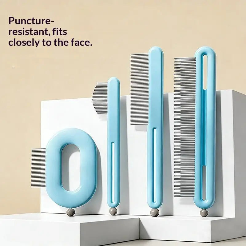 Pet Deshedding Grooming Comb for Cats & Dogs – 1/4 Pcs Pet Grooming Comb Nixie