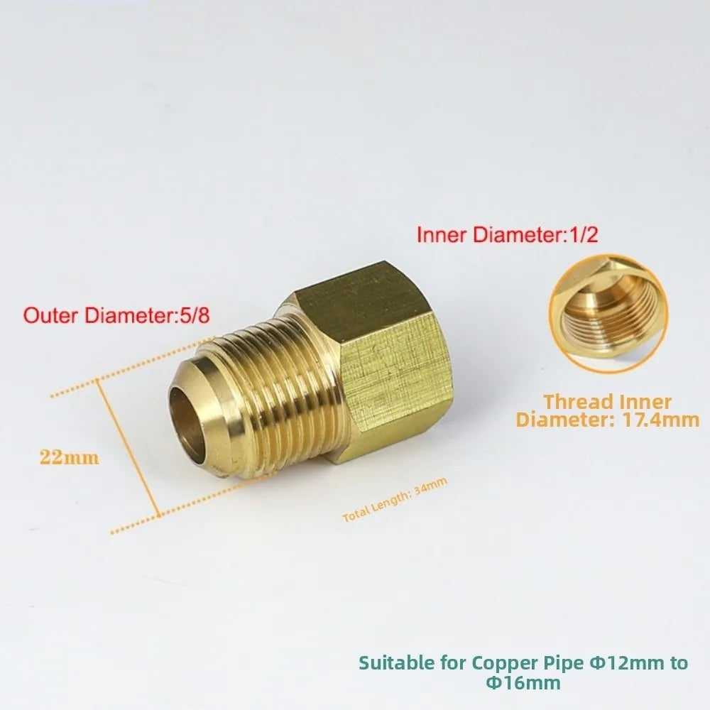 45-Degree SAE Brass Flare Fitting Female to Male 1/4–3/4 Inch Brass Pipe Fitting Nixie 1-2 To 5-8Inch