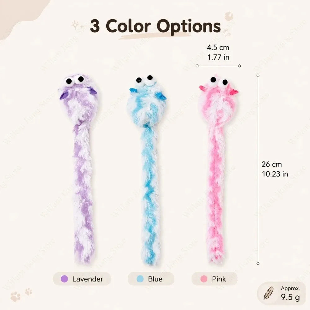 Plush Mouse Cat Toy – Interactive Indoor Kitten Teaser