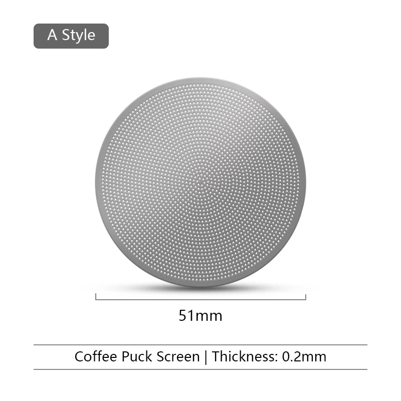 Espresso Filter Holder 0.2mm Screen 51/53/58.5mm Portafilter