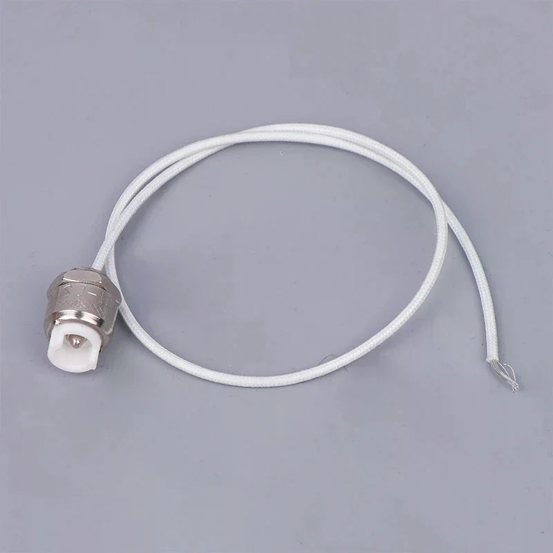 R7S LED Lamp Socket Holder Zinc Alloy 2 Pack – Silver Lamp Socket Holder Nixie