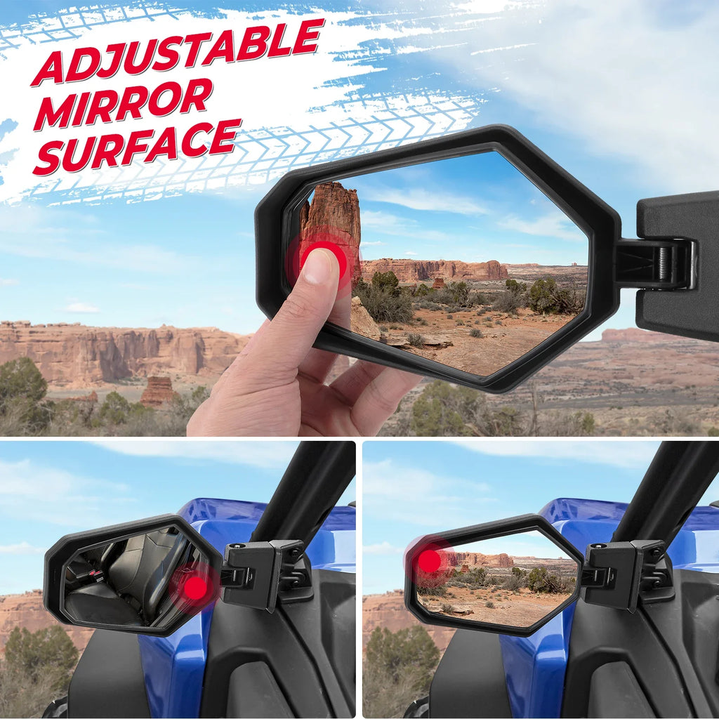 Folding Side Mirrors 715003639 – Can-Am Maverick & Commander UTV Side Mirrors Nixie