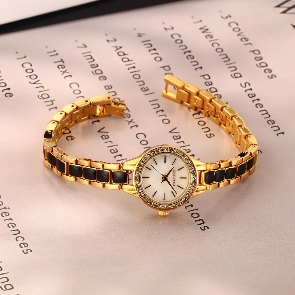REBIRTH Casual Quartz Watch – Stainless Steel, Water-Resistant Quartz Watch Nixie